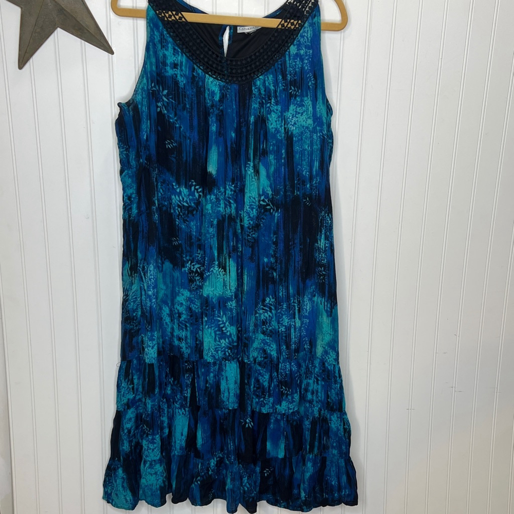 Catherine’s Sleeveless Flowing MIDI Dress Size 2X
